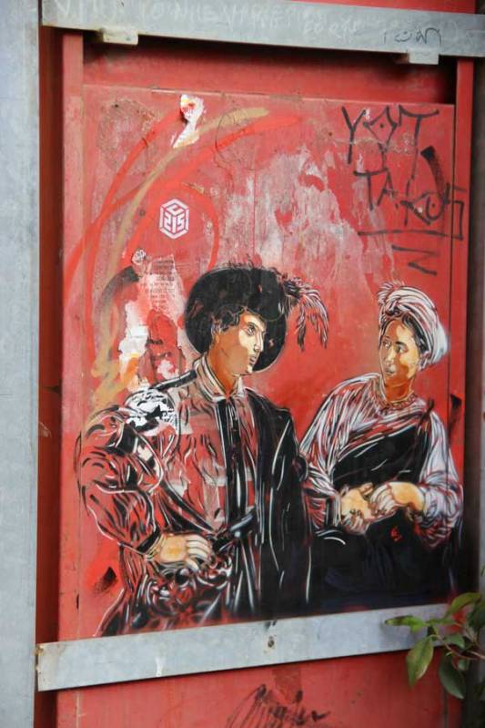 Piazza San Domenico par C215 © photo Régine Cavallaro