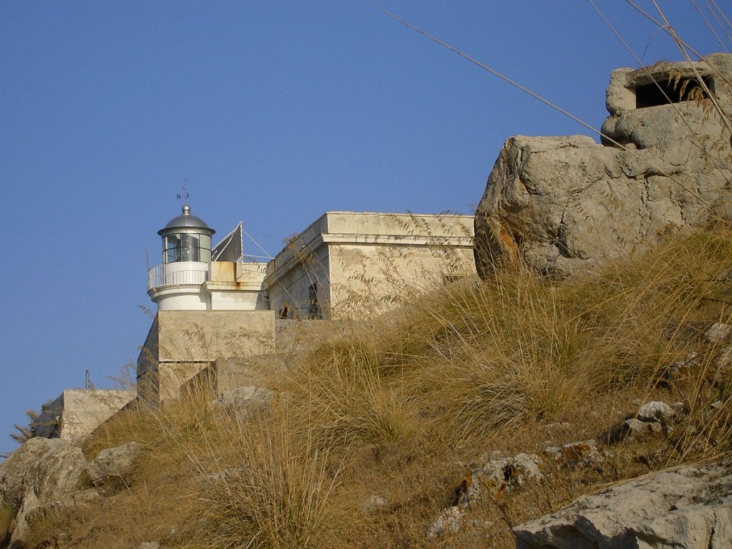 Le phare de la réserve naturelle de Capo Gallo, près de Palerme