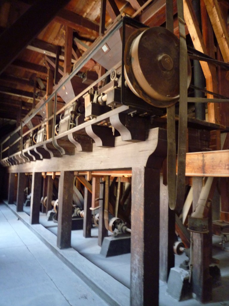Le moulin de bois du couvent Sant'Antonino à Palerme